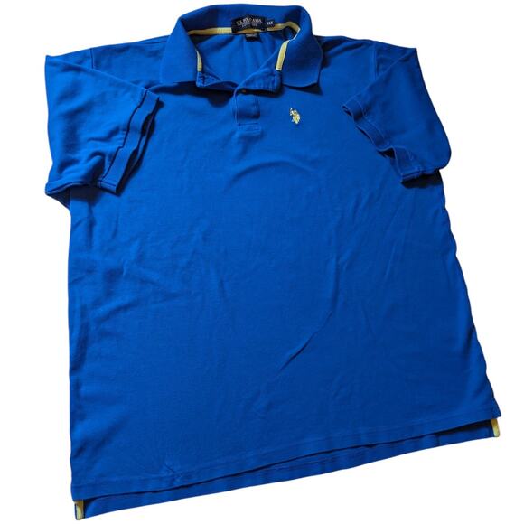 U.S. Polo Assn. Blue Polo Shirt Mens XLT Classic Fit Short Sleeve Luxury Feel - Picture 13 of 16